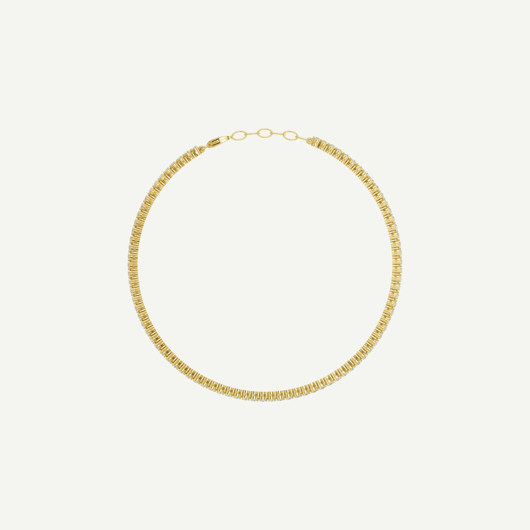 Diamond Baby Tennis Bracelet | 1.10CT 3-Prong in 14K Gold
