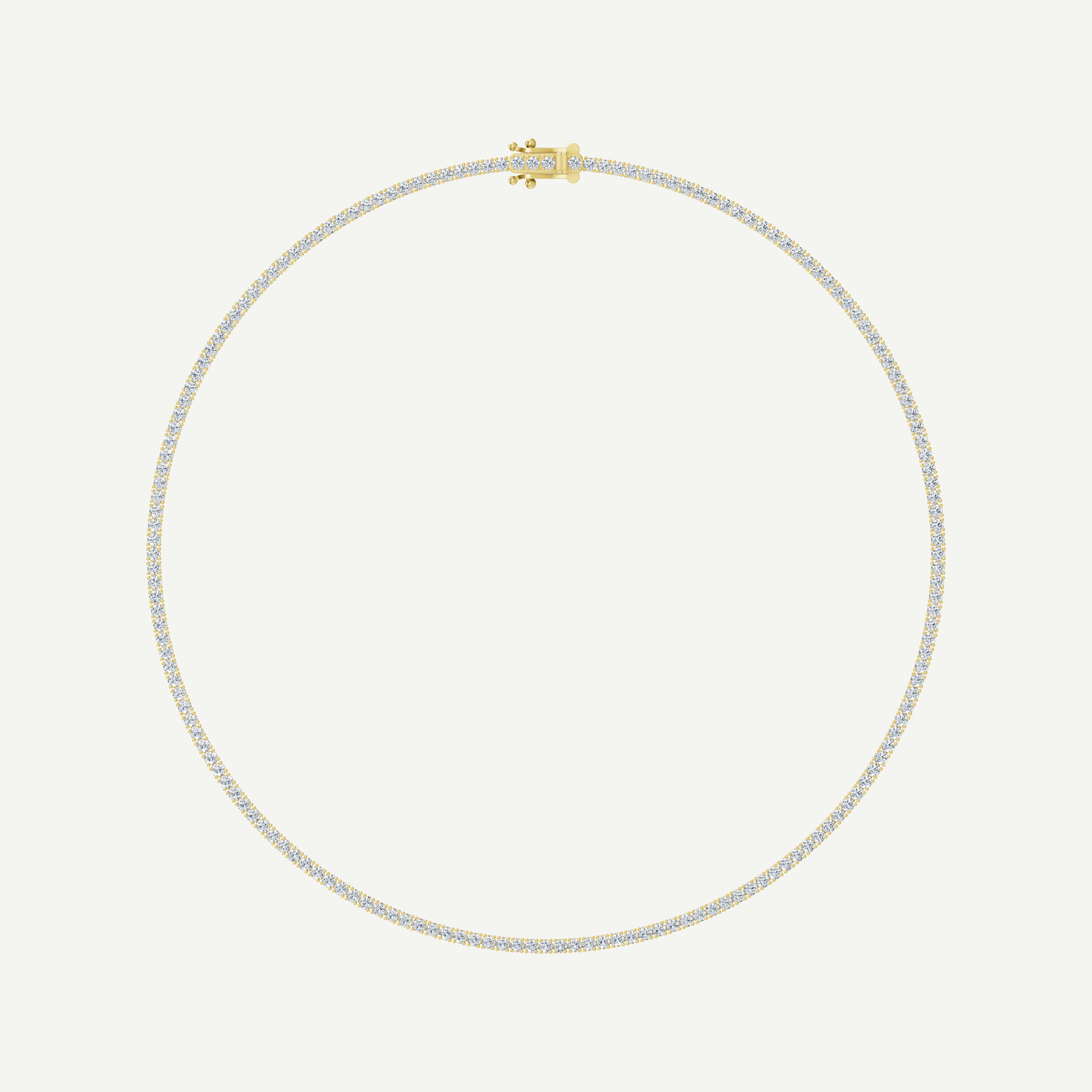 Diamond Tennis Necklace | Classic 4-Prong | 4.85 - 5.88CT in 14K Gold
