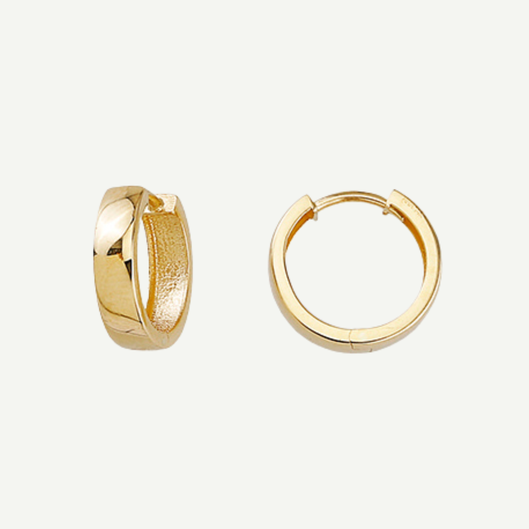 Gold Baby Huggie Earrings | in 10K Gold