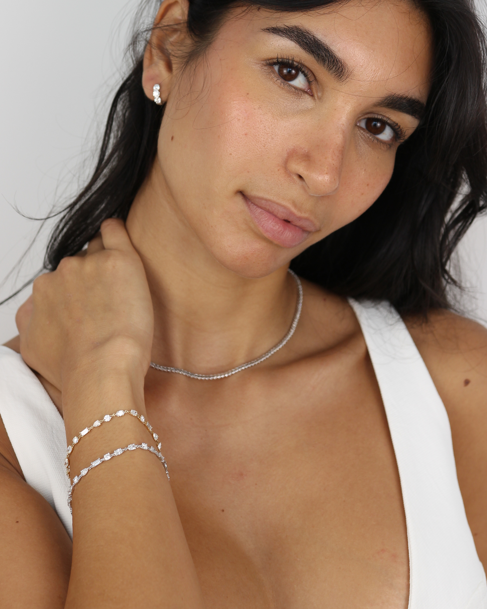 Multi-Stone Diamond Tennis Bracelet | 3.84CT in 14K Gold