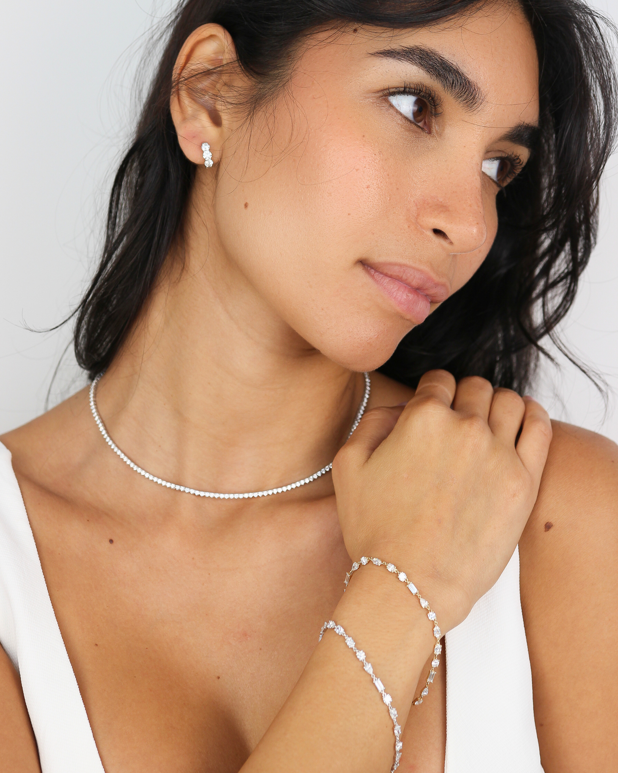 Multi-Stone Diamond Tennis Bracelet | 3.84CT in 14K Gold