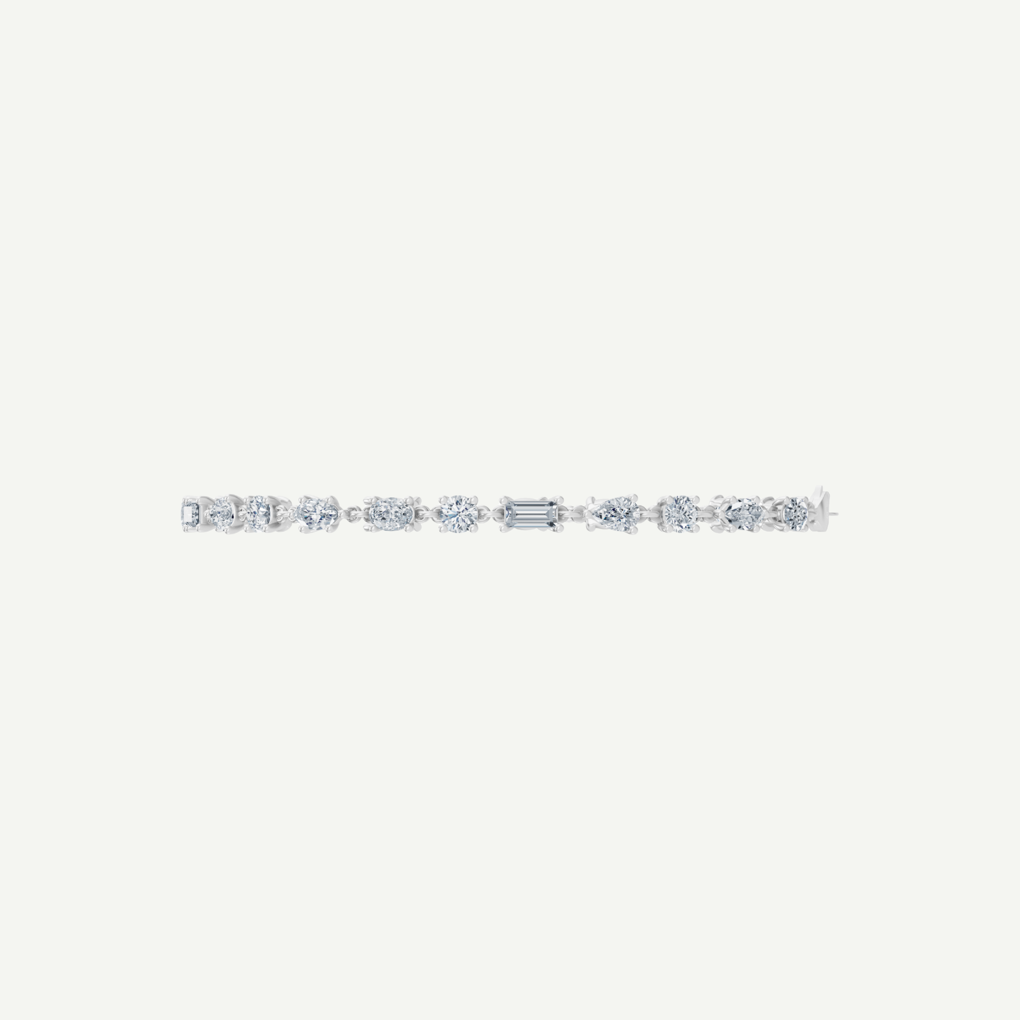 Multi-Stone Diamond Tennis Bracelet | 3.84CT in 14K Gold