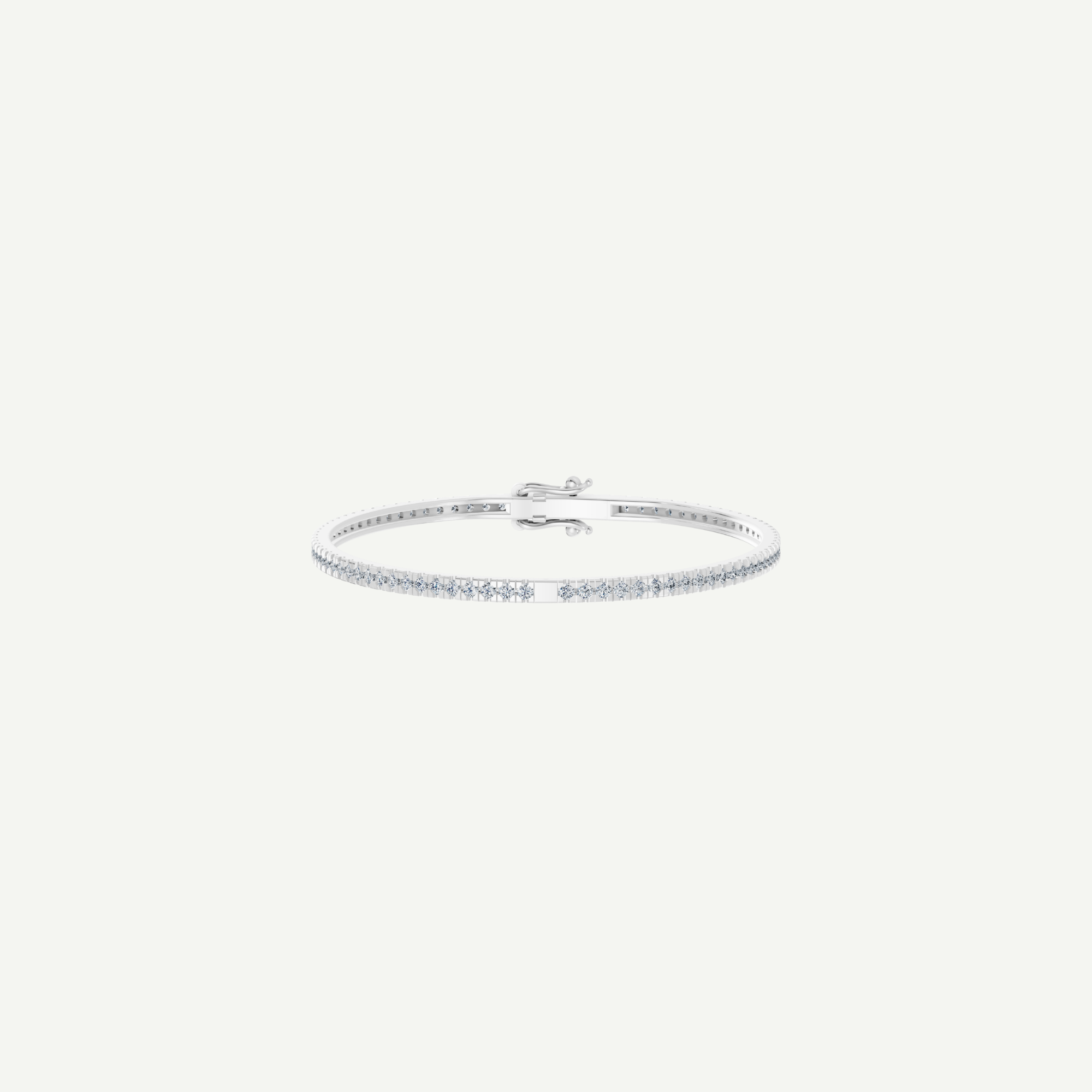 Diamond Hinge Bangle | 2 CT