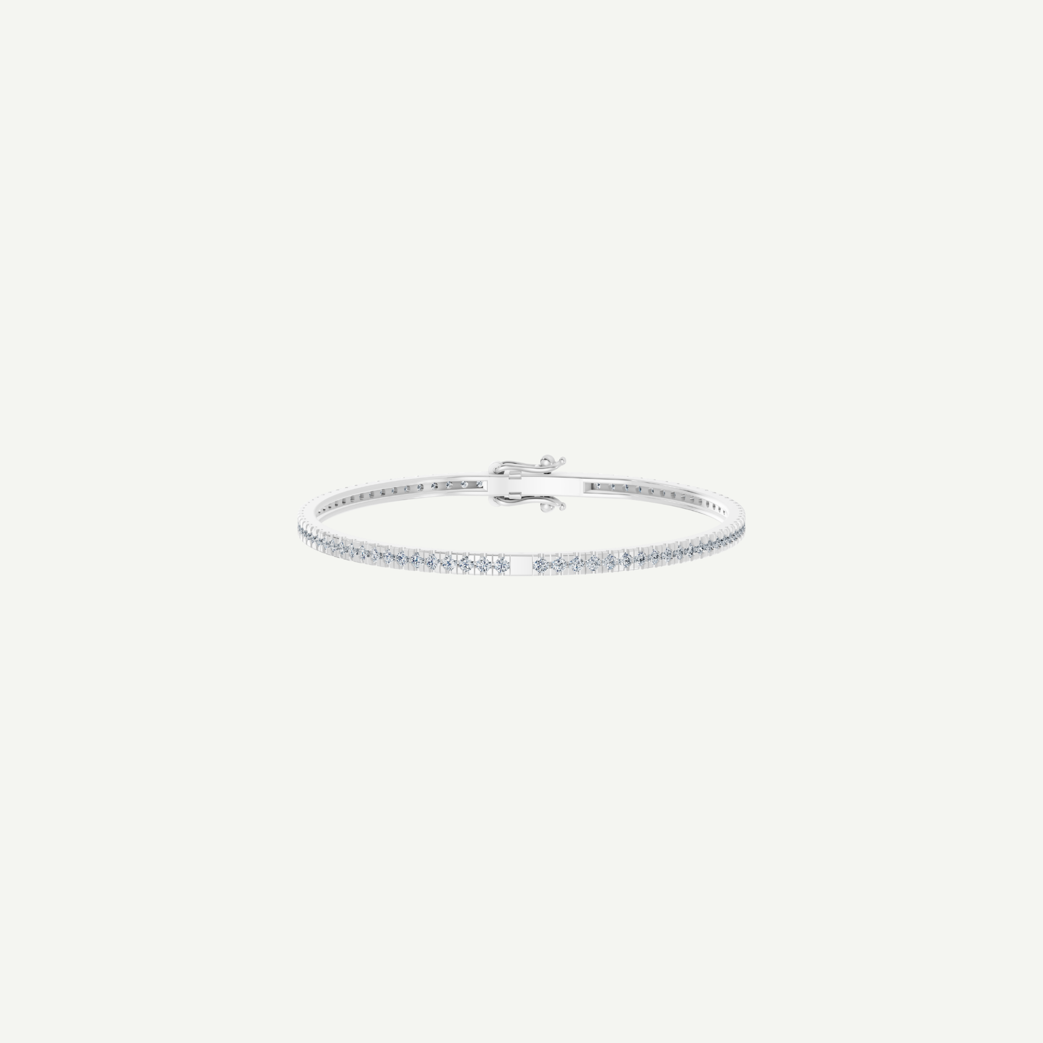 Diamond Hinge Bangle | 2 CT