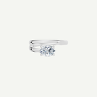 Pinky Oval Solitaire Wrap Ring | 0.75CT Diamond | VIVIE