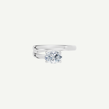 Pinky Oval Solitaire Wrap Ring | 0.75CT Diamond | VIVIE