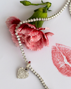Small Pave Heart Pendant | 0.5 CT Diamonds | VIVIE