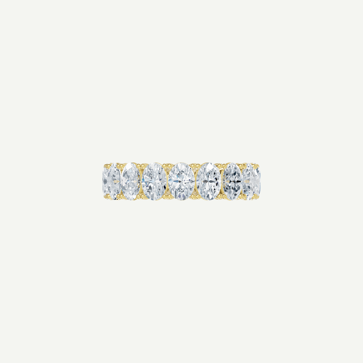 Large Oval Eternity Ring | Each Diamond 0.40CT | VIVIE