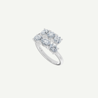 Round and Oval Diamond Crossover Ring | 2CT Diamonds | VIVIE
