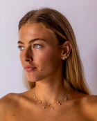 Diamond & Initial Personalised Necklace in Gold | 0.8–1.2CT