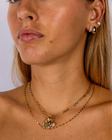 Yellow Gold Teardrop Earrings