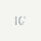 Diamond Half Hoop Earrings | 2CT | VIVIE
