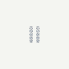 Diamond Half Hoop Earrings | 2CT | VIVIE