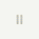 Diamond Half Hoop Earrings | 2CT | VIVIE