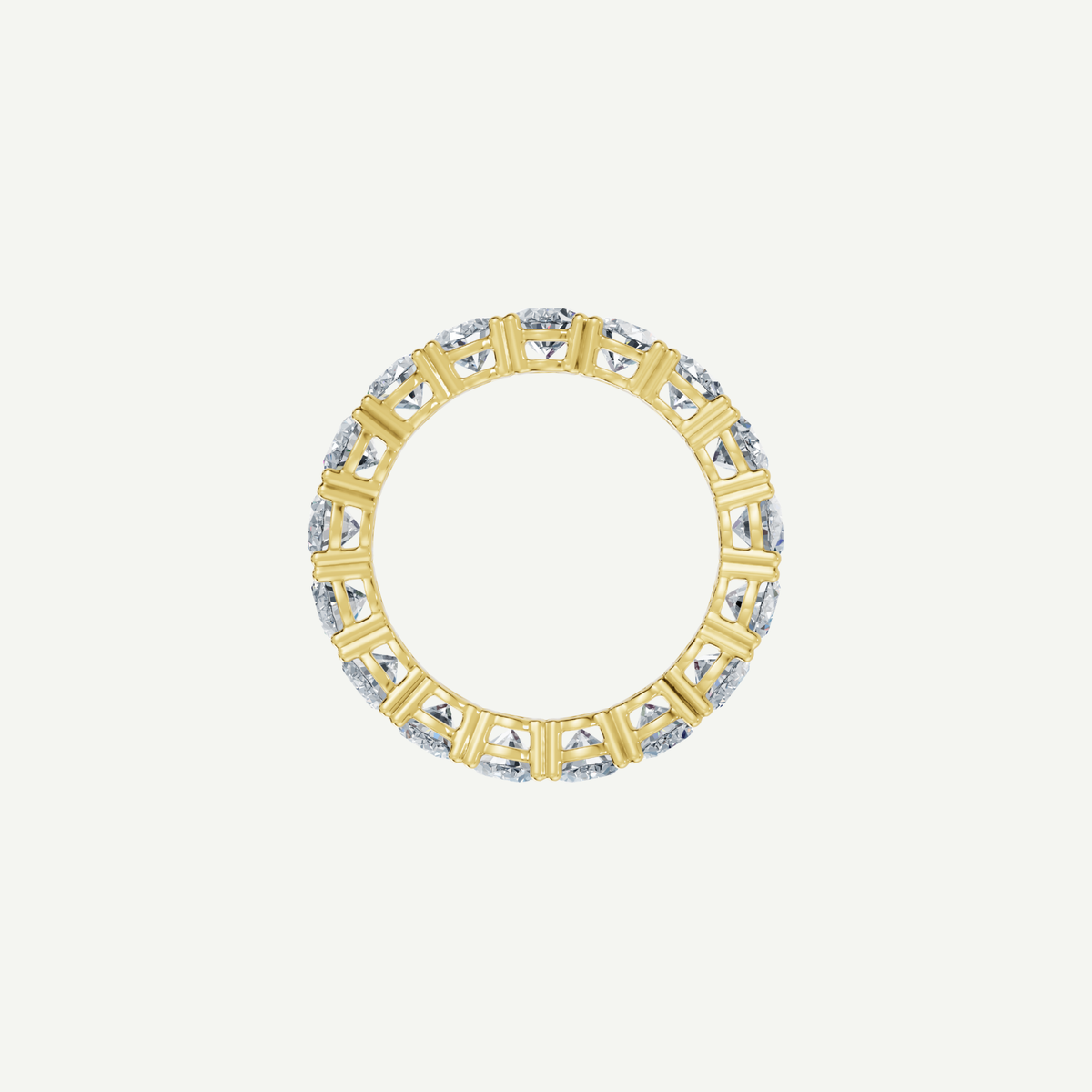 Large Oval Eternity Ring | Each Diamond 0.40CT | VIVIE