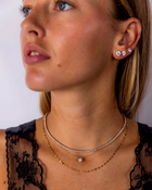 Round Diamond Solitaire Necklace in Gold | 0.5–1.5CT