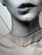 Diamond Tennis Necklace in Gold | Classic 3-Prong | 5–7CT