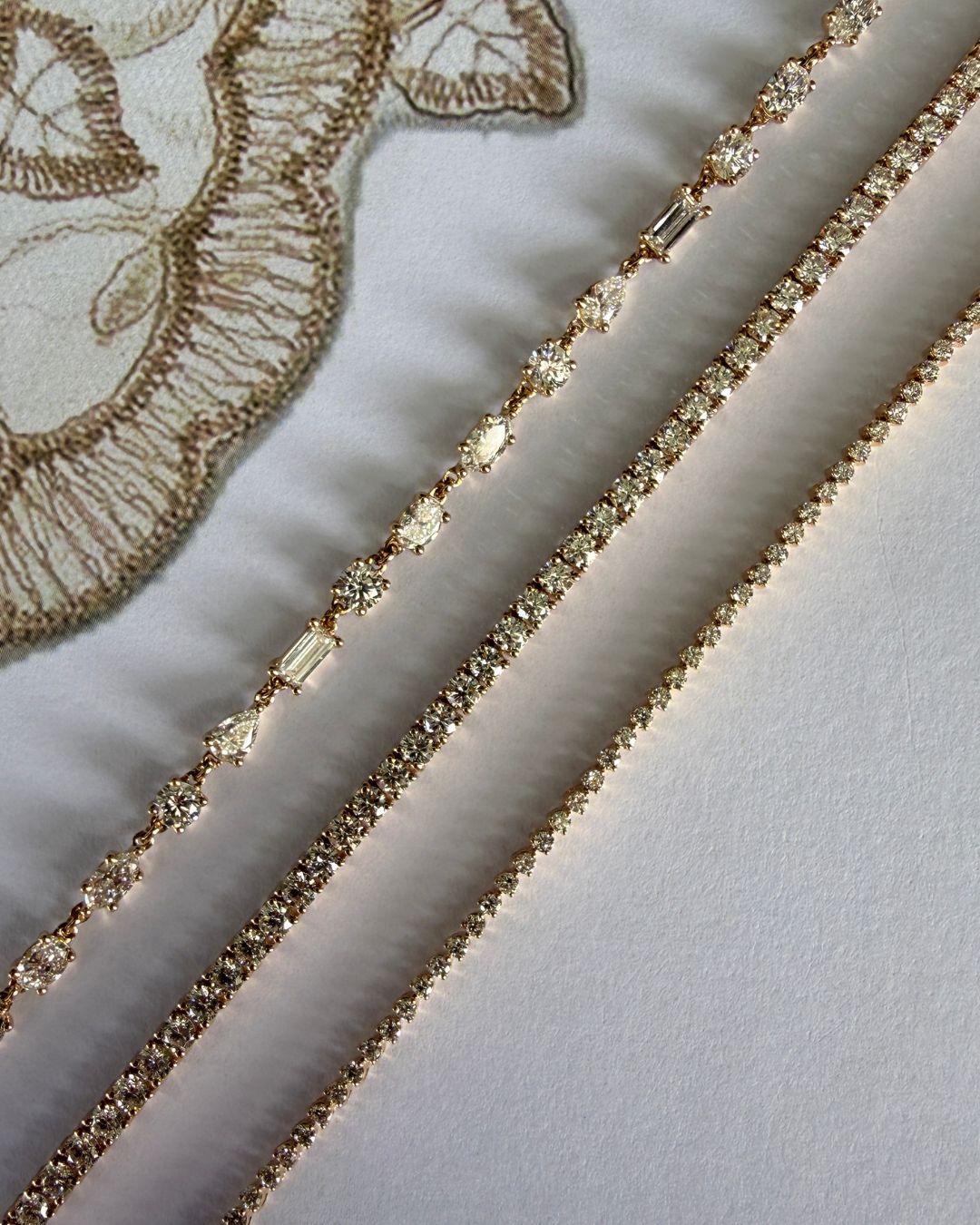 Diamond Mini Martini Tennis Bracelet | 1CT | VIVIE