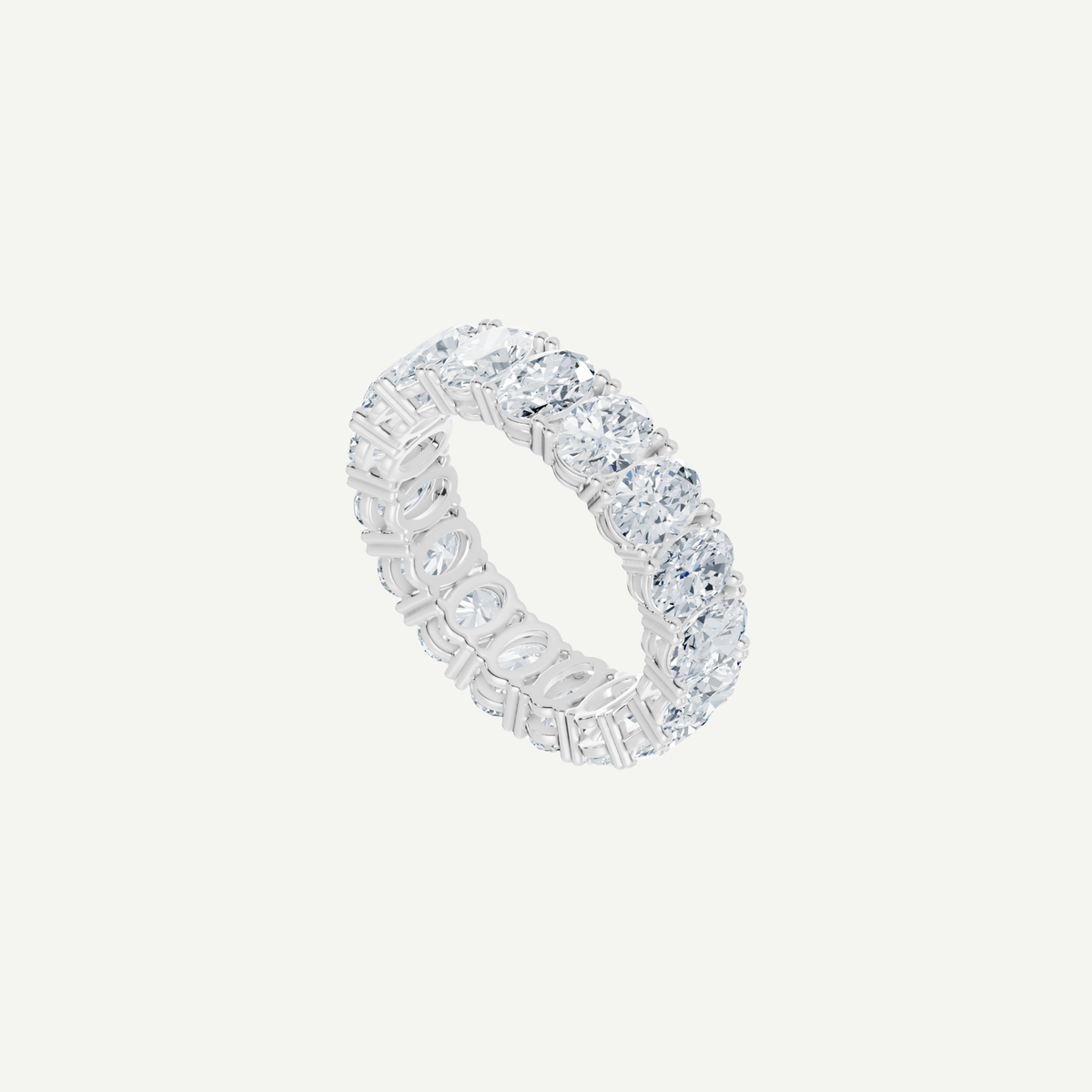 Large Oval Eternity Ring | Each Diamond 0.40CT | VIVIE