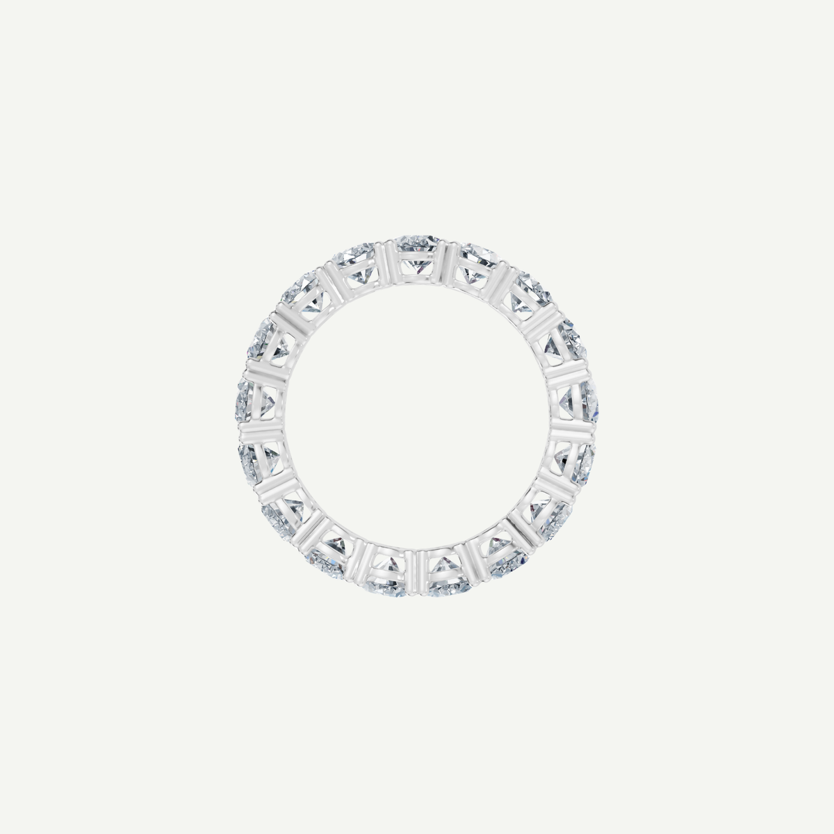 Large Oval Eternity Ring | Each Diamond 0.40CT | VIVIE