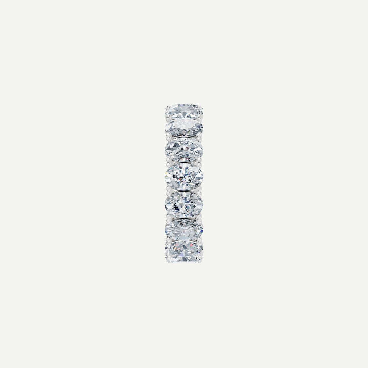 Large Oval Eternity Ring | Each Diamond 0.40CT | VIVIE