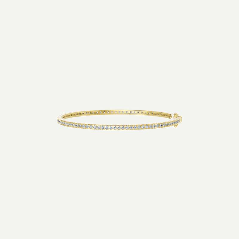 Diamond Hinge Bangle | 2CT | VIVIE