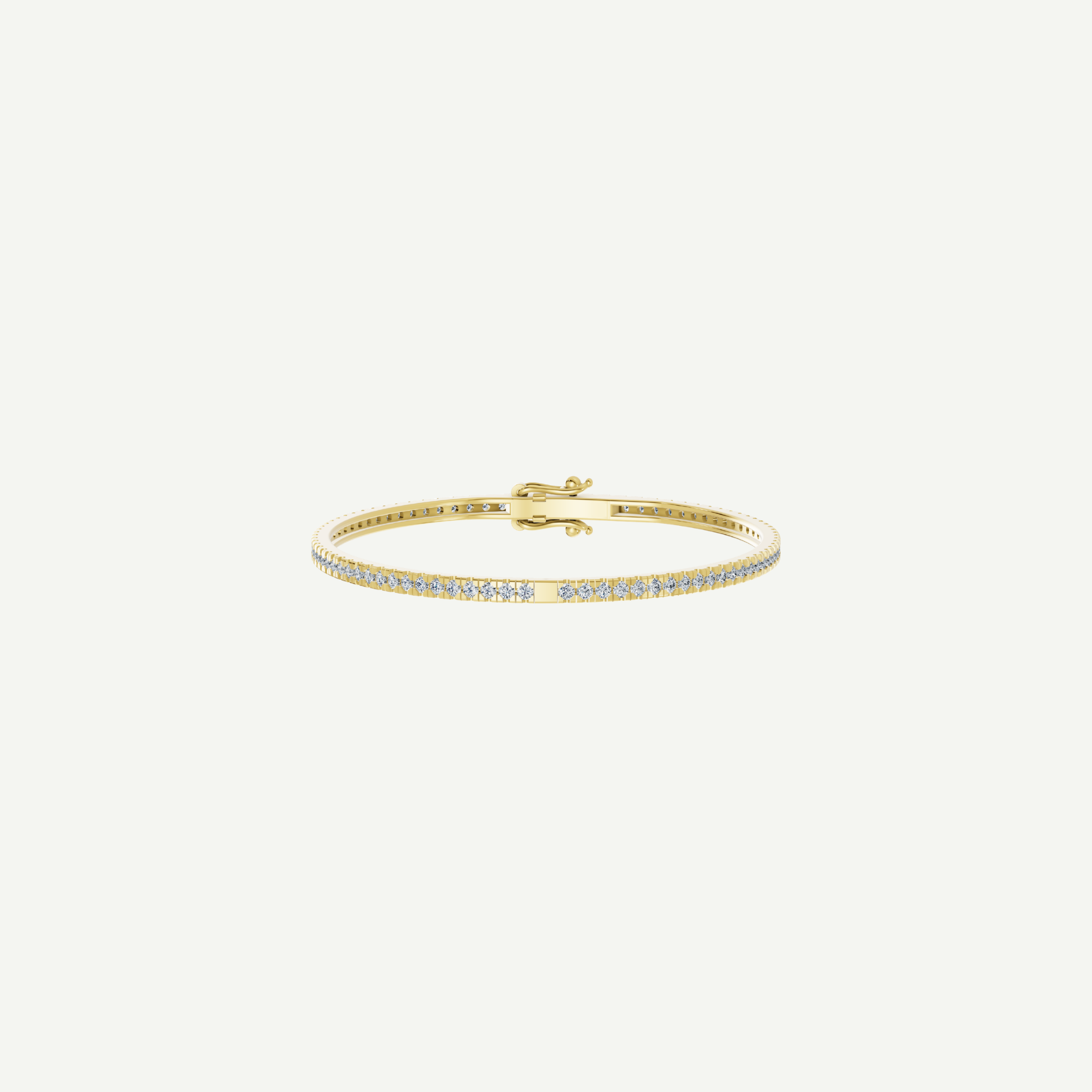 Diamond Hinge Bangle | 2 CT