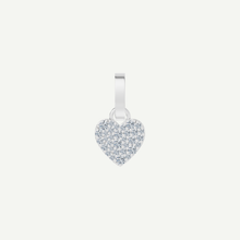 Small Pave Heart Pendant | 0.5 CT Diamonds | VIVIE