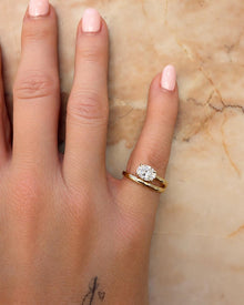 Pinky Oval Solitaire Wrap Ring | 0.75CT Diamond | VIVIE