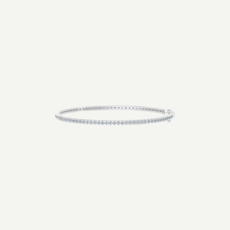 Diamond Hinge Bangle | 2CT | VIVIE