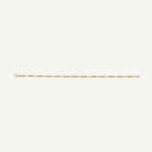 Fine Gold Paperclip Anklet | in 10K Yellow Gold