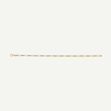 Fine Gold Paperclip Anklet | in 10K Yellow Gold