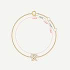 Baby Personalised Gold and Diamond Initial Bracelet