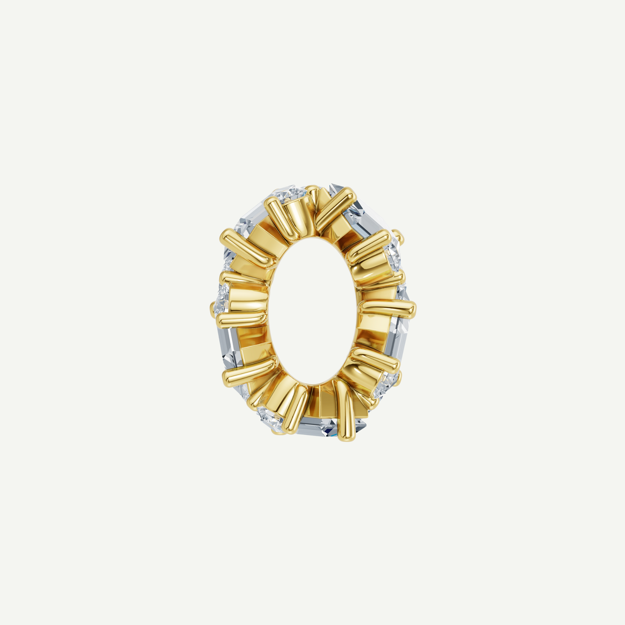 Baguette Diamond Bead | 1.61CT in 14K Gold