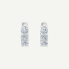 Bold Huggie Diamond Earrings | 2CT in 14K Gold