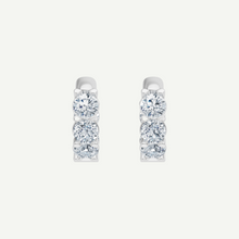 Bold Huggie Diamond Earrings | 2CT in 14K Gold