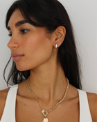 Bold Huggie Diamond Earrings | 2CT in 14K Gold