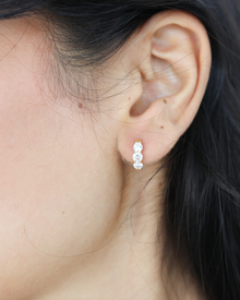 Bold Huggie Diamond Earrings | 2CT in 14K Gold