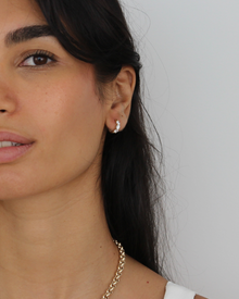 Bold Huggie Diamond Earrings | 2CT in 14K Gold