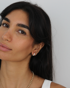 Bold Huggie Diamond Earrings | 2CT in 14K Gold