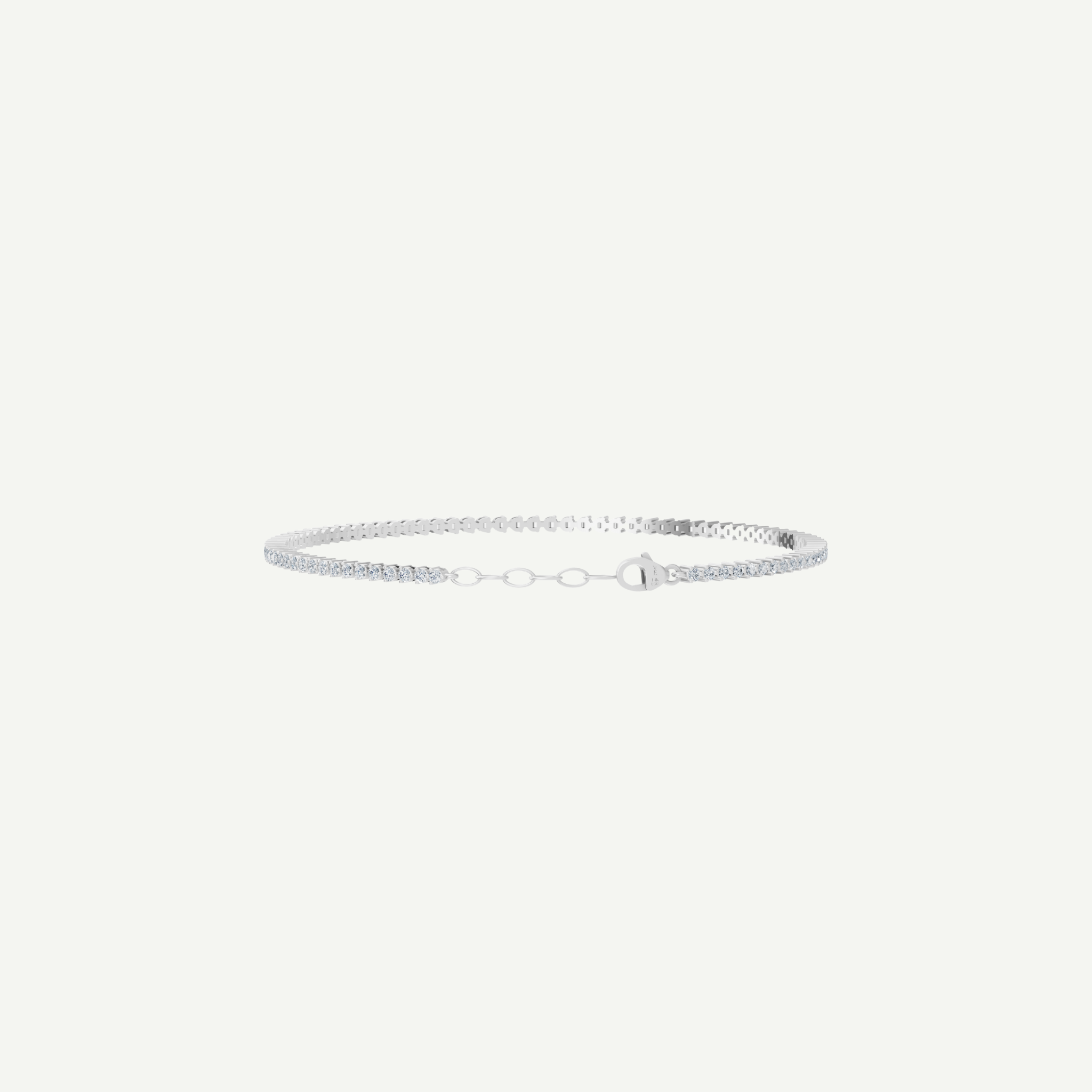 Diamond Baby Tennis Bracelet | 1.10CT 3-Prong in 14K Gold