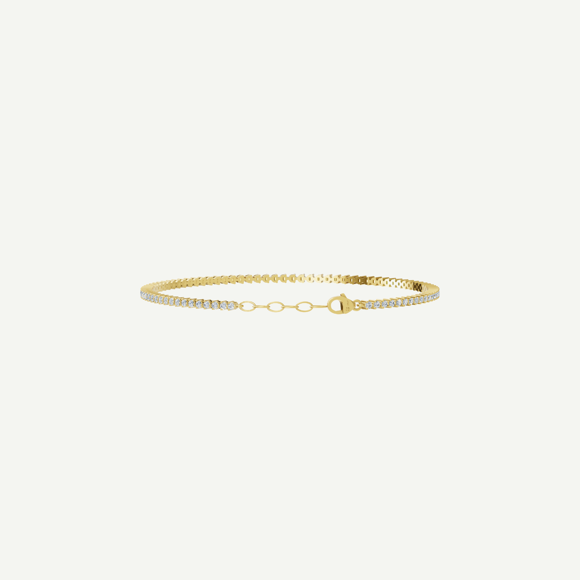 Diamond Baby Tennis Bracelet | 1.10CT 3-Prong in 14K Gold