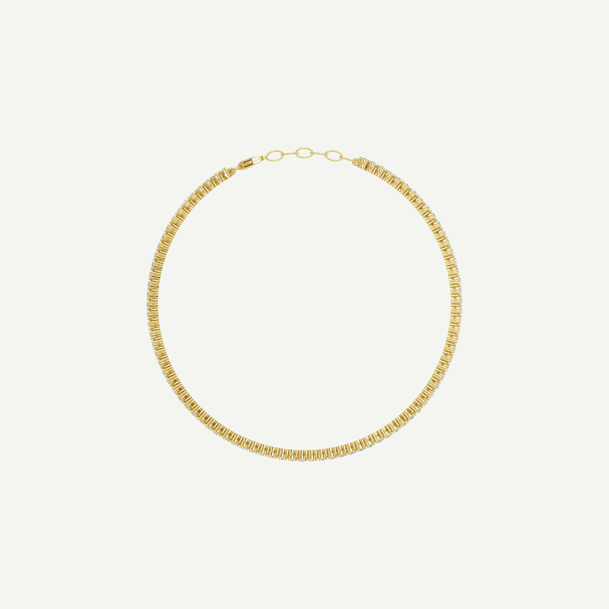 Diamond Baby Tennis Bracelet | 1.10CT 3-Prong in 14K Gold