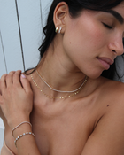 Diamond Baby Tennis Necklace | 2.08CT 3-Prong in 14K Gold