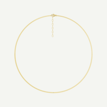 Diamond Baby Tennis Necklace | 2.08CT 3-Prong in 14K Gold