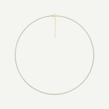 Diamond Baby Tennis Necklace | 2.08CT 3-Prong in 14K Gold