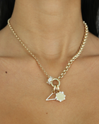 Diamond Disc Engravable Medallion | 0.5CT in 14KT Gold