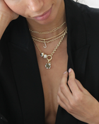 Diamond Disc Engravable Medallion | 0.5CT in 14KT Gold