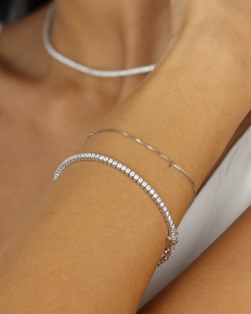 Diamond Tennis Bracelet | Classic 4-Prong | 2 - 4CT in 14K Gold