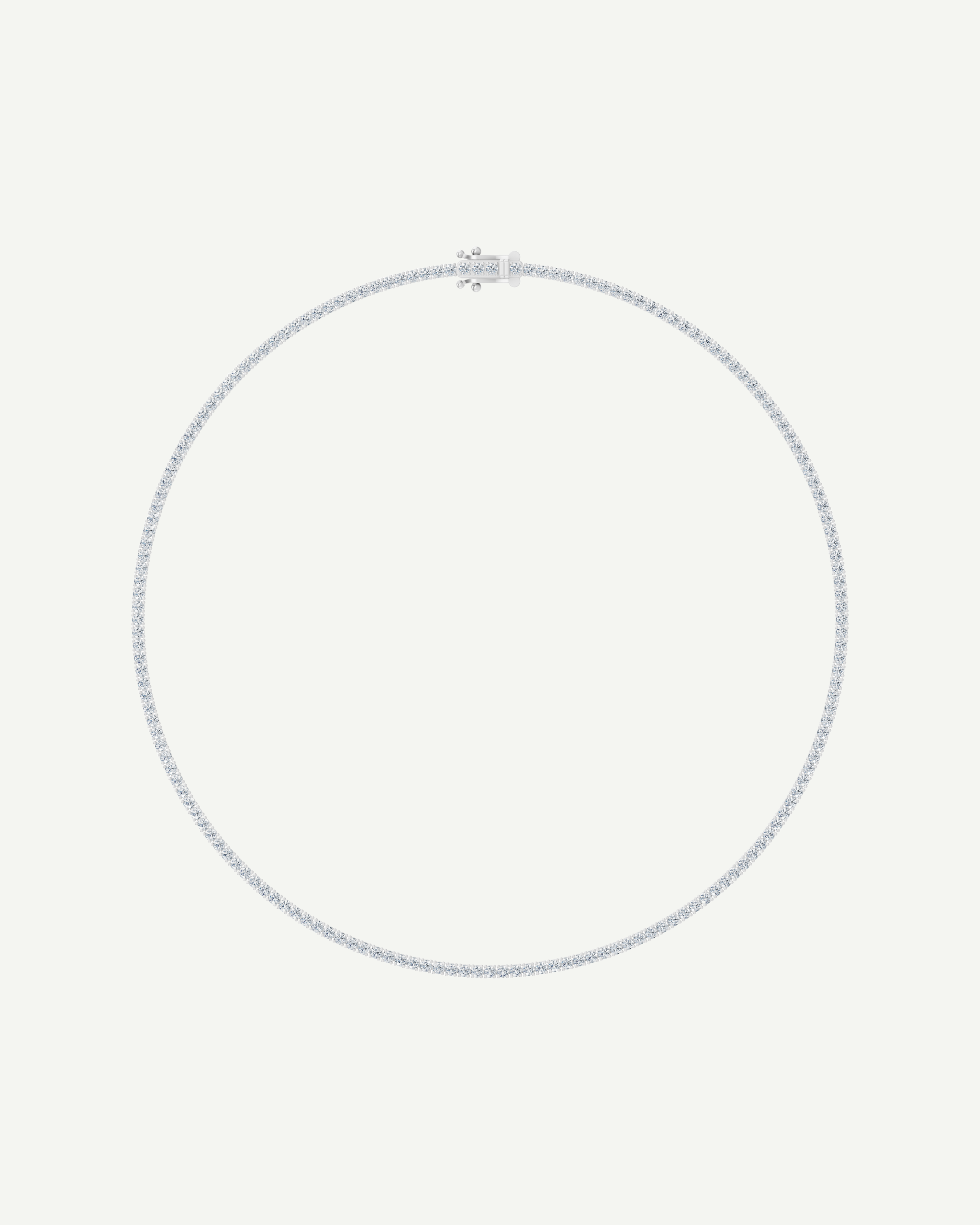 Diamond Tennis Necklace | Classic 4-Prong | 4.85 - 5.88CT in 14K Gold
